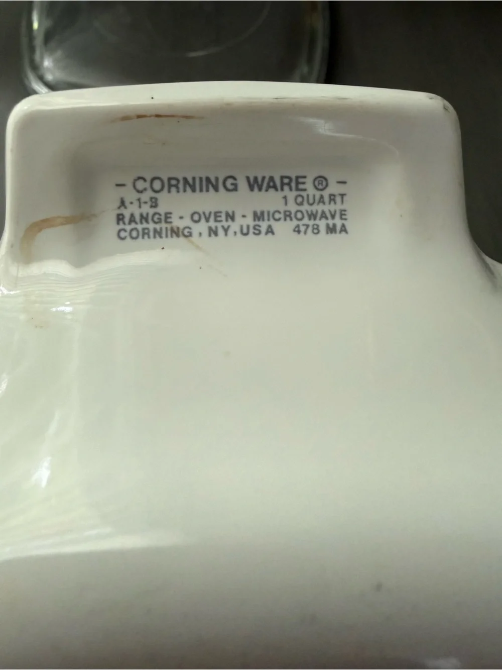 Vintage Corning Ware A-1-B Wildflower 1 Quart Casserole Dish w/ Glass Pyrex Lid